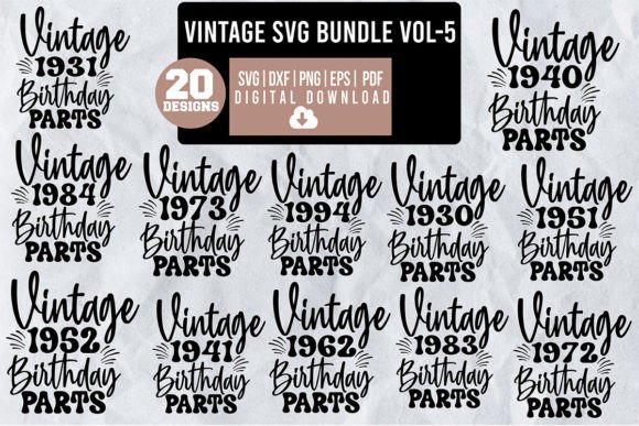 Download Vintage SVG Bundle Vol-5 - Vintage svg bundle Collection