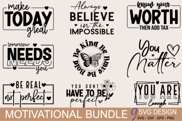 Download Boho Motivational Quotes Svg Bundle PNG - Motivational quotes svg Collection
