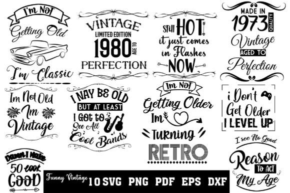 Download Vintage Svg Bundle Getting Older - Vintage svg bundle Collection