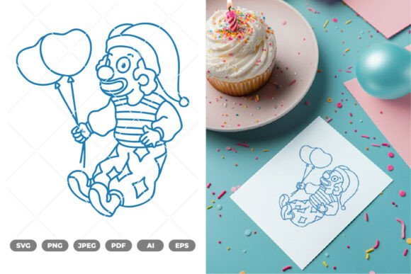 Download 3 of Bundles Clown SVG &amp; Clipart - Clown svg Collection