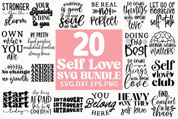 Download Self Love SVG Bundle - Love svg bundle Collection