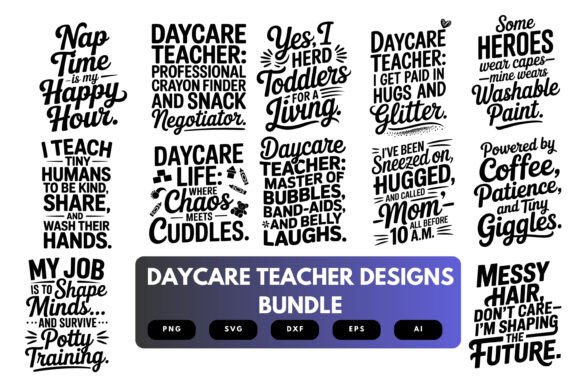 Download Daycare Teacher SVG Bundle - Premium Bundle