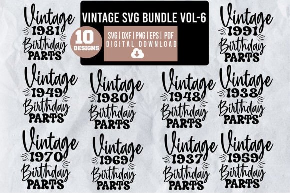 Download Vintage SVG Bundle Vol-6 - Vintage svg bundle Collection