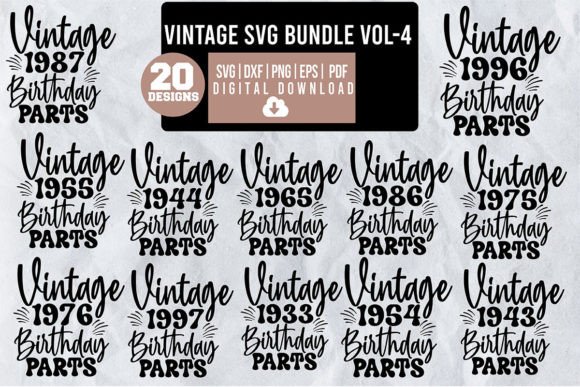 Download Vintage SVG Bundle Vol-4 - Vintage svg bundle Collection