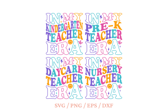 Download In My Pre K Teacher Era Svg, Daycare Svg - Premium Resources