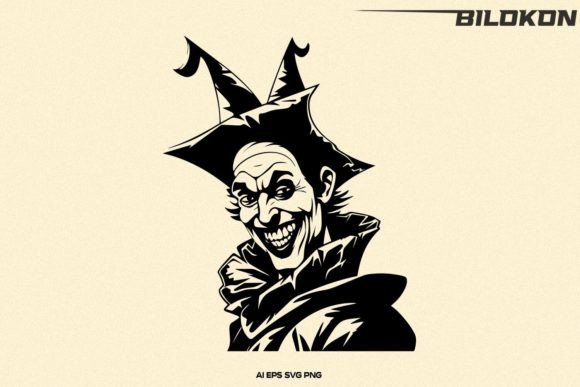 Download Medieval Jester Head, Scary Clown SVG - Clown svg Collection